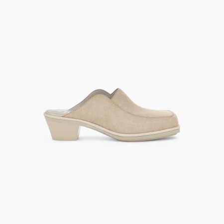 UGG Eckhaus Latta Block Cowboy Mule - Tøfler Dame - Grå (NO-C037)